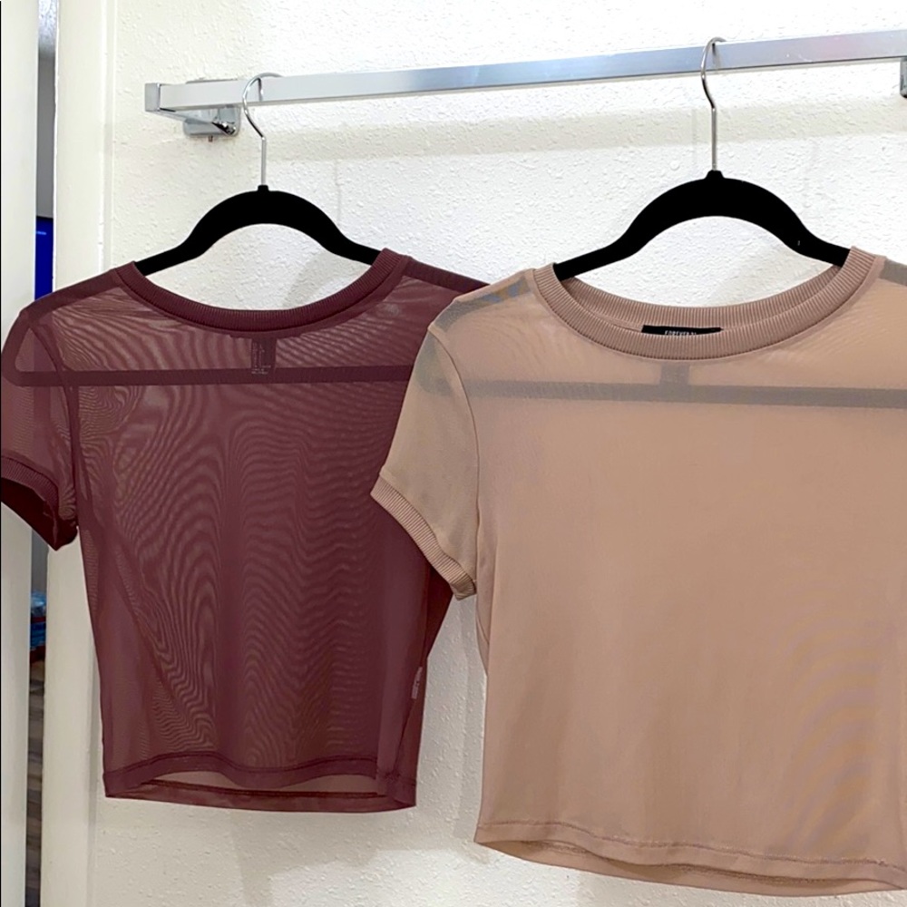 Two crop tops